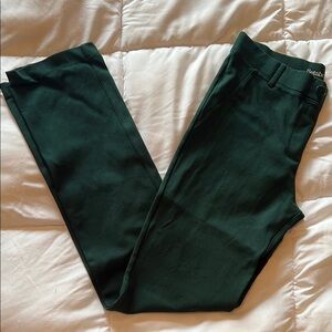 Betabrand Dress Pant Yoga Pant green straight leg